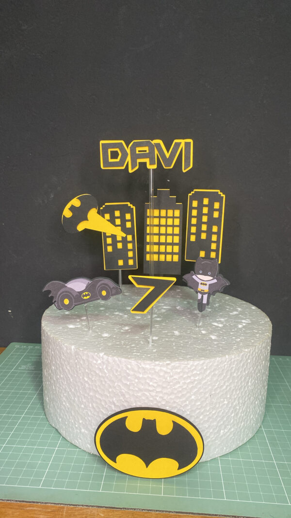 Topo de Bolo - BATMAN CUTE (SIMPLES)