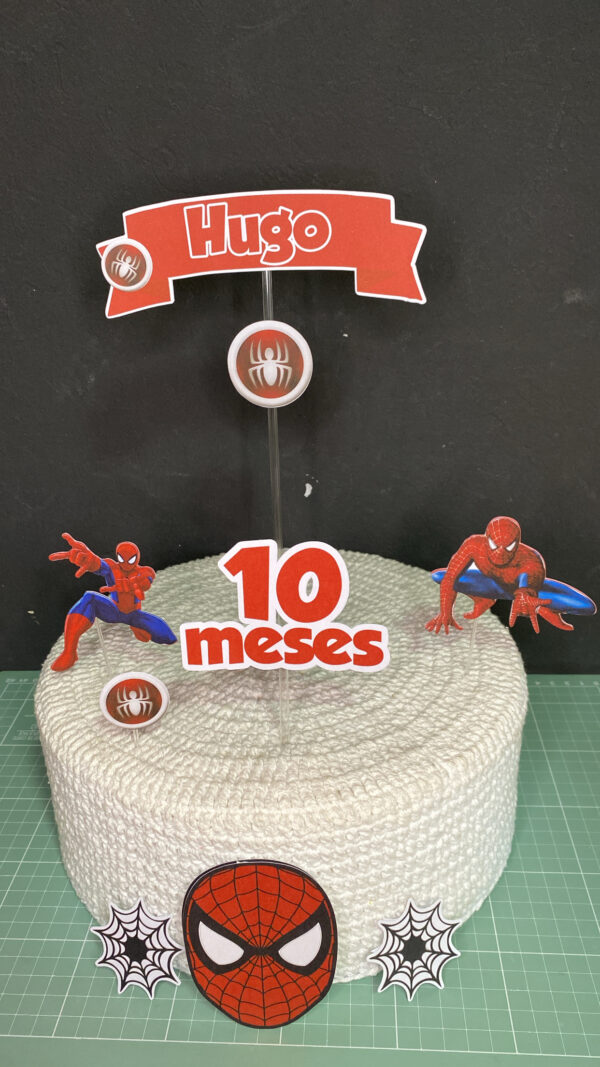 Topo de Bolo - HOMEM ARANHA (SIMPLES)