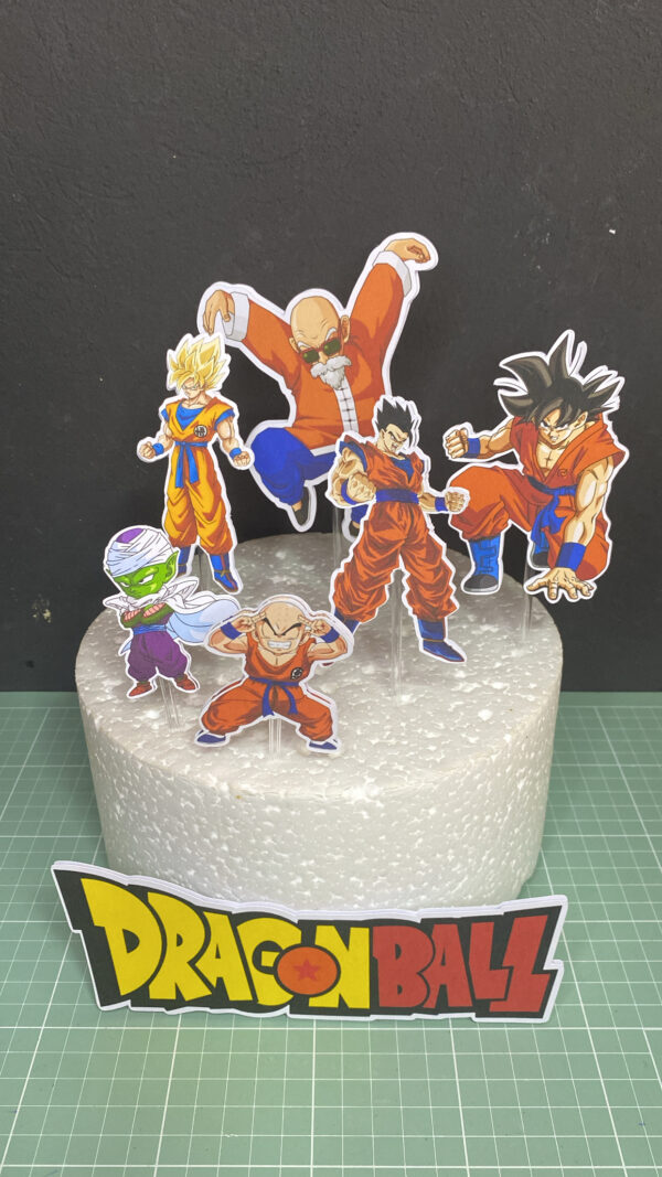 Topo de Bolo - DRAGONBALL (SIMPLES)